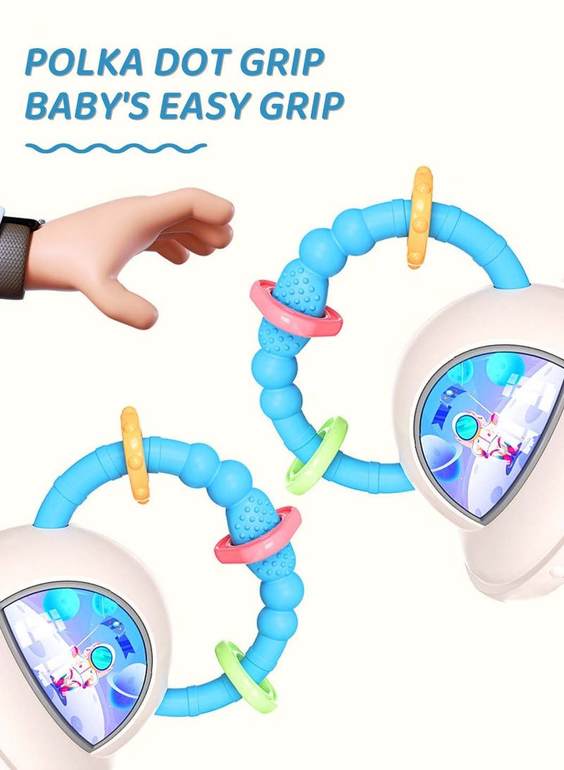 Moovant Baby Music Toy, Astronaut Accordion Musical Instrument, Removable Infant Crib Hanging Toys, Soothing Sleep Crib Mobile Toy, Early Development Auditory Tactile Sensory Toy for Infant - Image 5