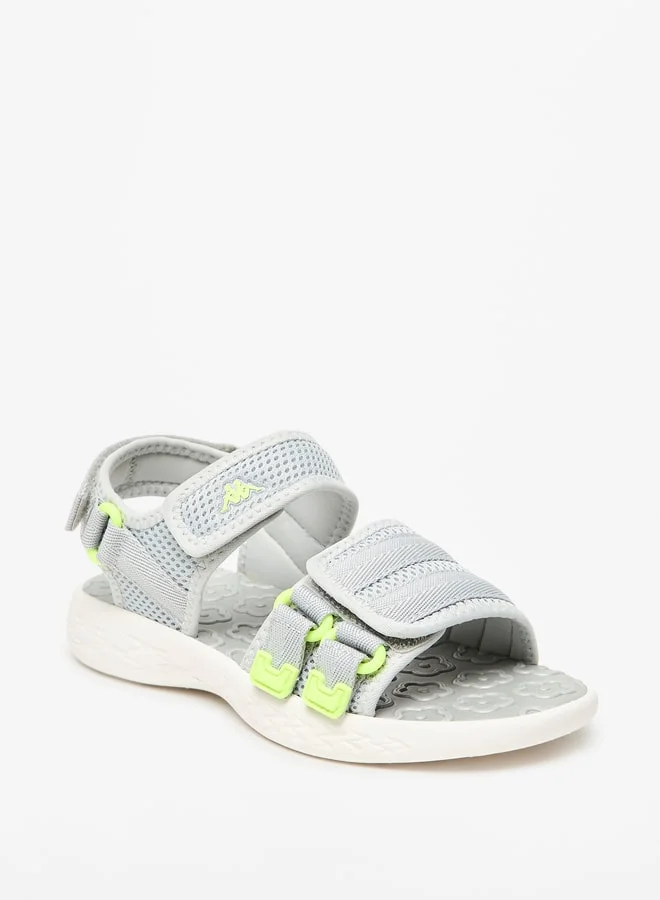 Kappa Boys' Sports Sandals with Hook and Loop Closure