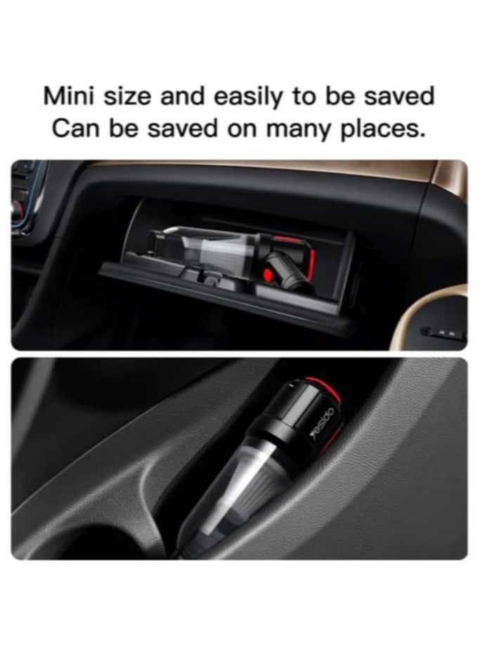 Wireless Portable Mini Vacuum Cleaner With Accessories - Image 5