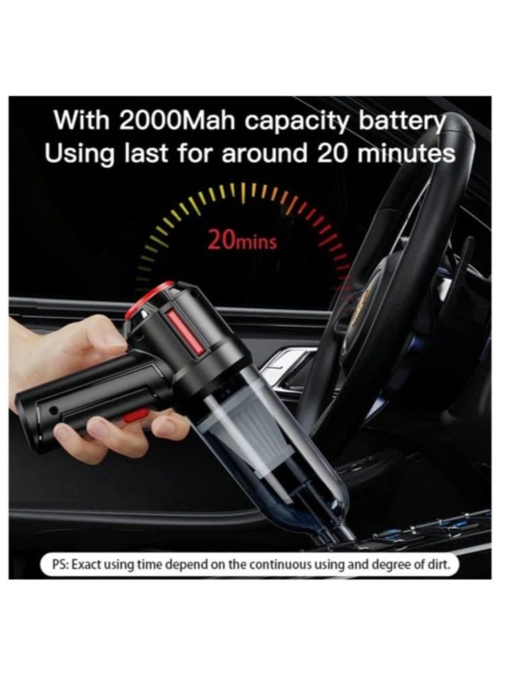 Wireless Portable Mini Vacuum Cleaner With Accessories - Image 3