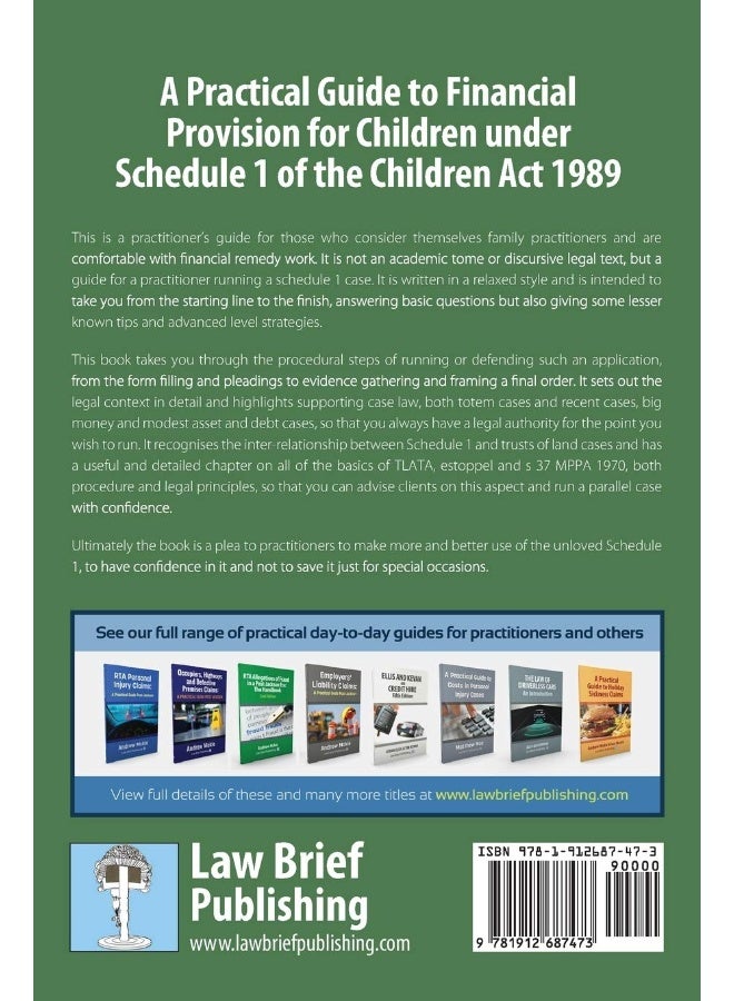 A Practical Guide to Financial Provision for Children under Schedule 1 of the Children Act 1989  - Image 2