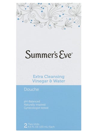 Summer's Eve Summer's Eve Douche | Extra Cleansing Vinegar & Water | 2-4.5 Fluid Ounces Each | Pack of 5 | pH Balanced & Gynecologist Tested 