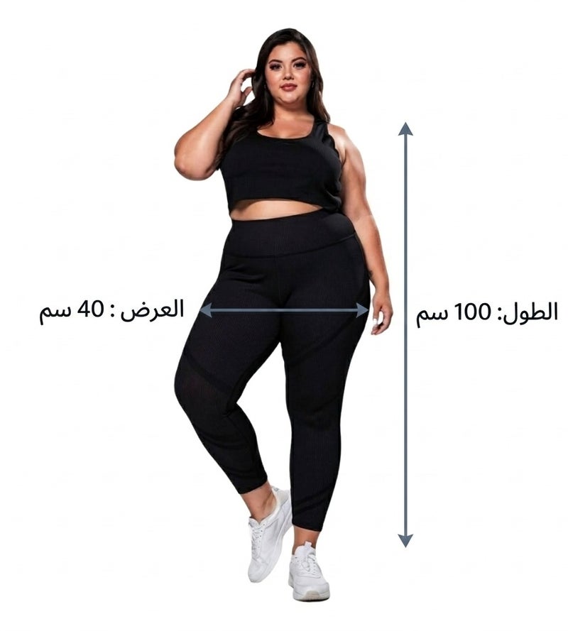 ليجنز حريمي بيج سايز مضلع – راحة وأناقة بلا حدود - سنجل ليكرا مضلع - حتي 100 ك - Image 3