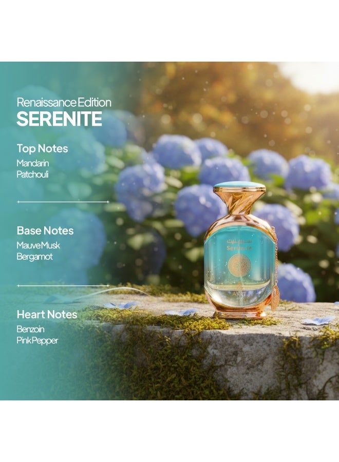 عطور آیت عطور آيات رينيسانس سيرينيتي – أو دو بارفان – للجنسين – 100 مل | عطري منعش | عطر فاخر ثابت - Image 3