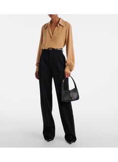ایو سن لوران حقيبة كتف جلدية Saint Laurent Le 5 à 7، حقيبة يد نسائية، حقيبة سفر نسائية  - Image 5