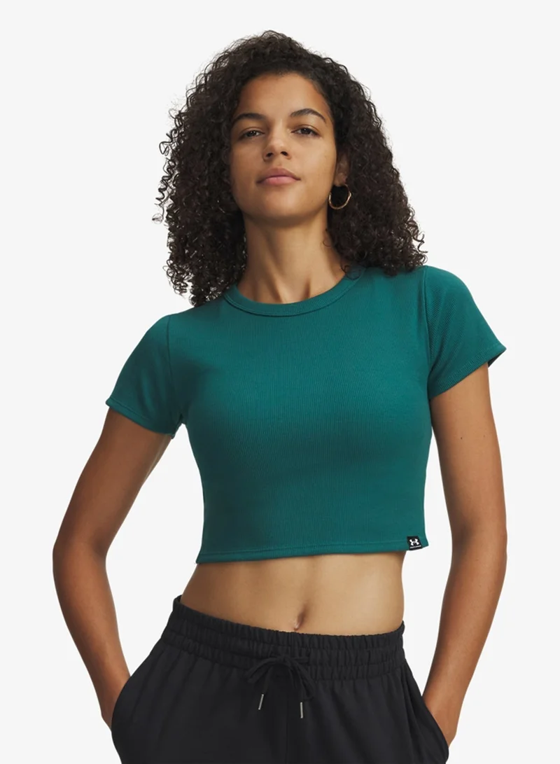 UNDER ARMOUR Ribbed Baby Fit T-Shirt