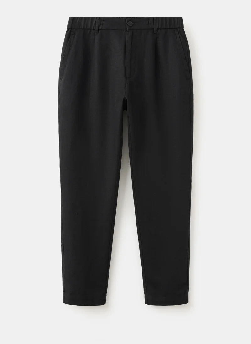 Mango Man 99-NEGRO Trousers Romelino for Men | Best Price UAE