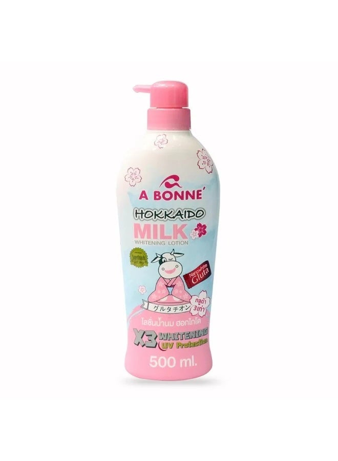 A Bonne Hokkaido Milk Whitening Lotion 500ml - Image 1