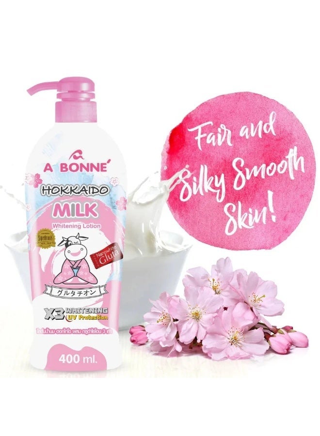 A Bonne Hokkaido Milk Whitening Lotion 500ml - Image 2