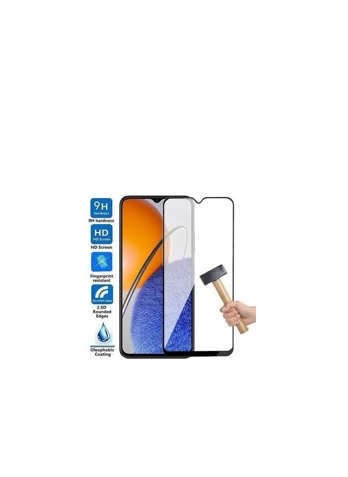 Generic - Nord N20 SE 4G Screen Protector HD High Definition Anti-Shock Glass Slim Frame Black - Image 1