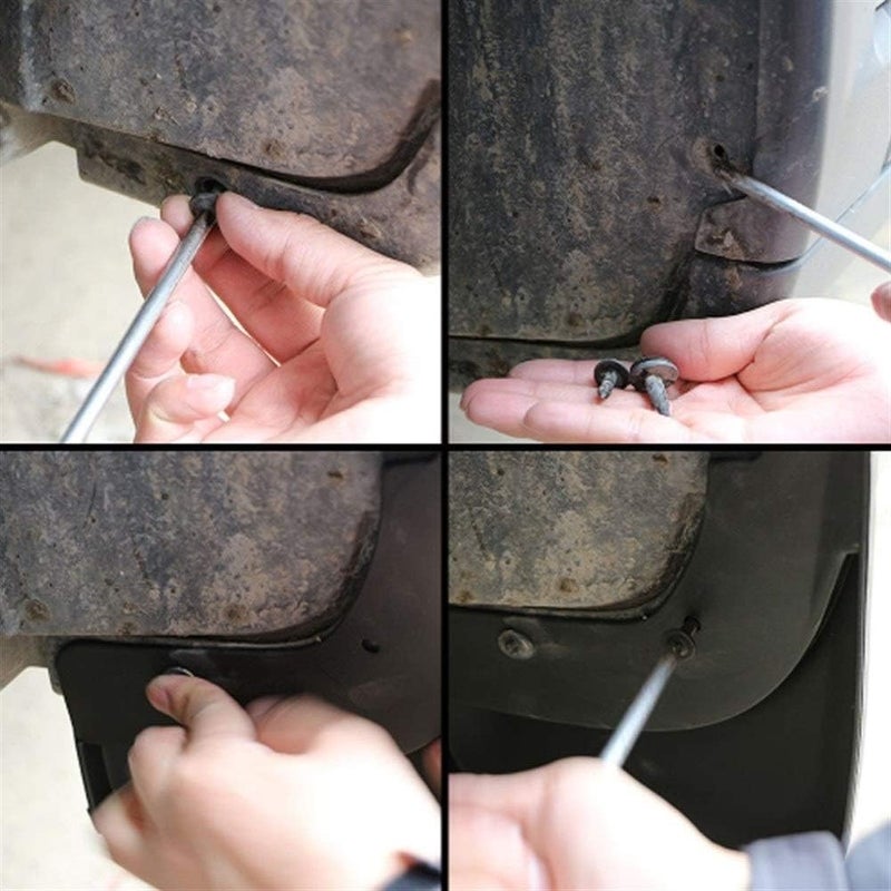 Wivplex ABS Car Mud Flaps for Jeep Compass 2017-2018 - Image 3