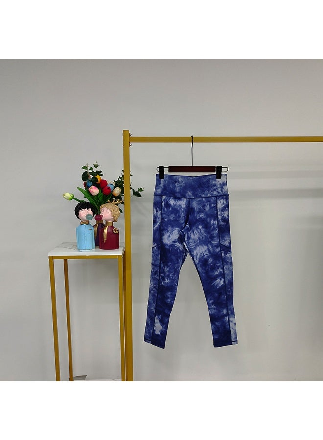 عام التعادل صبغ الرياضة طماق النساء اليوغا السراويل مع جيوب - Image 1