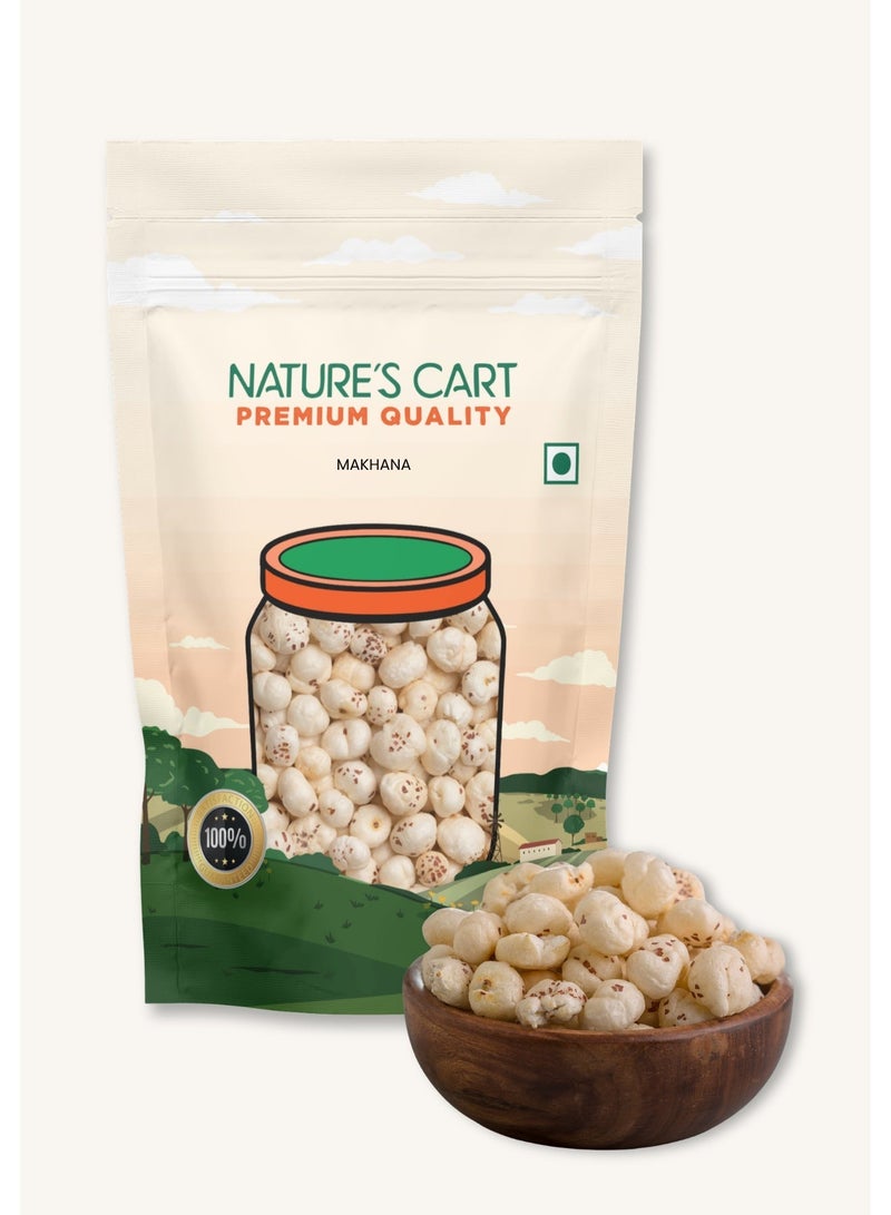 NATURE'S CART Nature’s Cart Phool Makhana 100g – Premium Roasted Fox Nuts | Healthy Snack | Low Fat & High Protein - Image 1