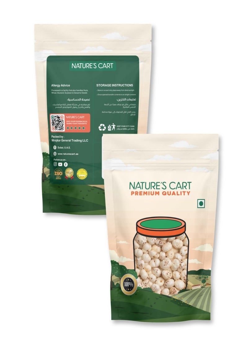 NATURE'S CART Nature’s Cart Phool Makhana 100g – Premium Roasted Fox Nuts | Healthy Snack | Low Fat & High Protein - Image 3
