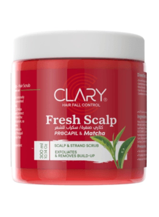 Clary Fresh Scalp Scrub – Deep Cleansing, Dandruff Control & Scalp Revitalizing – 300ml - Image 3