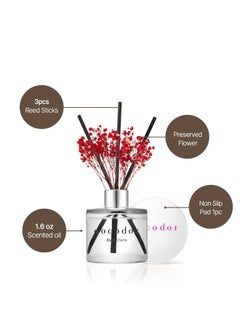 Mini Flower Reed Diffuser April Breeze 1.6Oz 50Ml 1 Pack Fragrance Decor For Cars Cubicles Small Rooms And Home Diffuser Oil Sticks Gift Set - pzsku/Z4E01DE9994782EAD261BZ/45/_/1725339378/4d5fc647-3652-461d-b9a4-c32e06b4178b