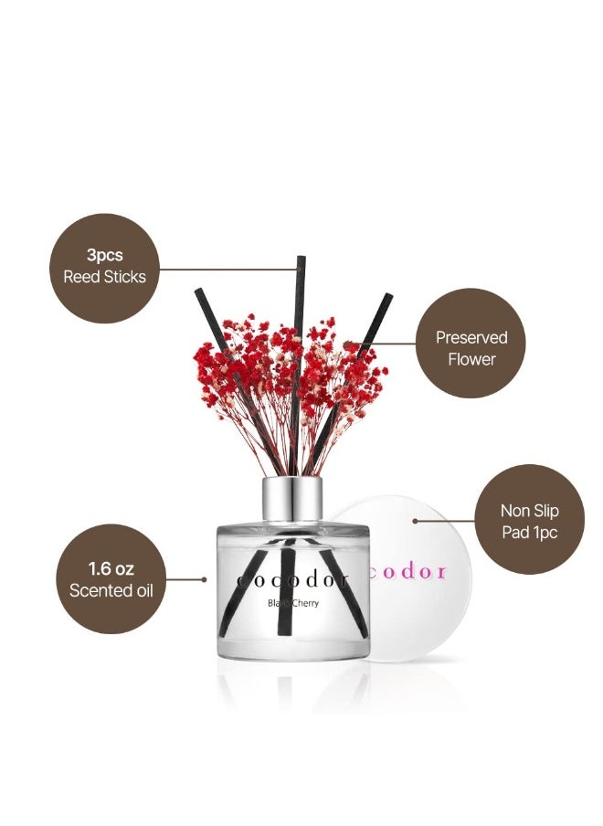Mini Flower Reed Diffuser April Breeze 1.6Oz 50Ml 1 Pack Fragrance Decor For Cars Cubicles Small Rooms And Home Diffuser Oil Sticks Gift Set