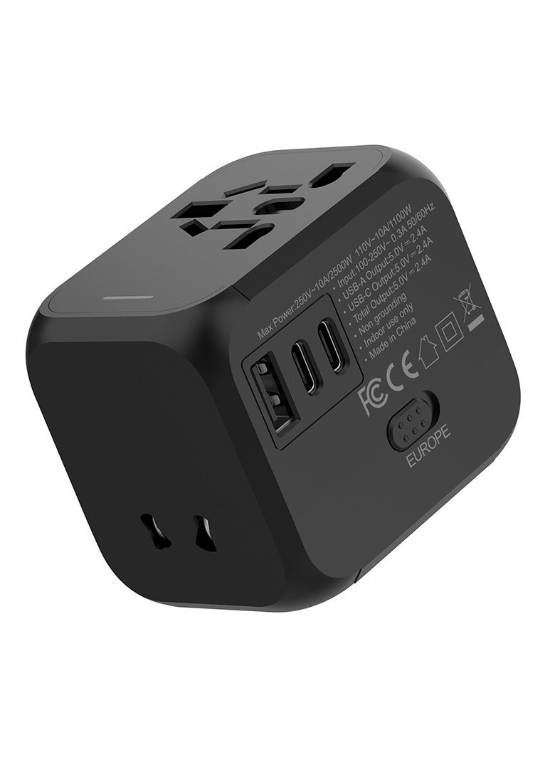 Multi functional travel adapter conversion socket, British standard, Australian standard, European standard, American standard plug, 176N travel charger - Image 2