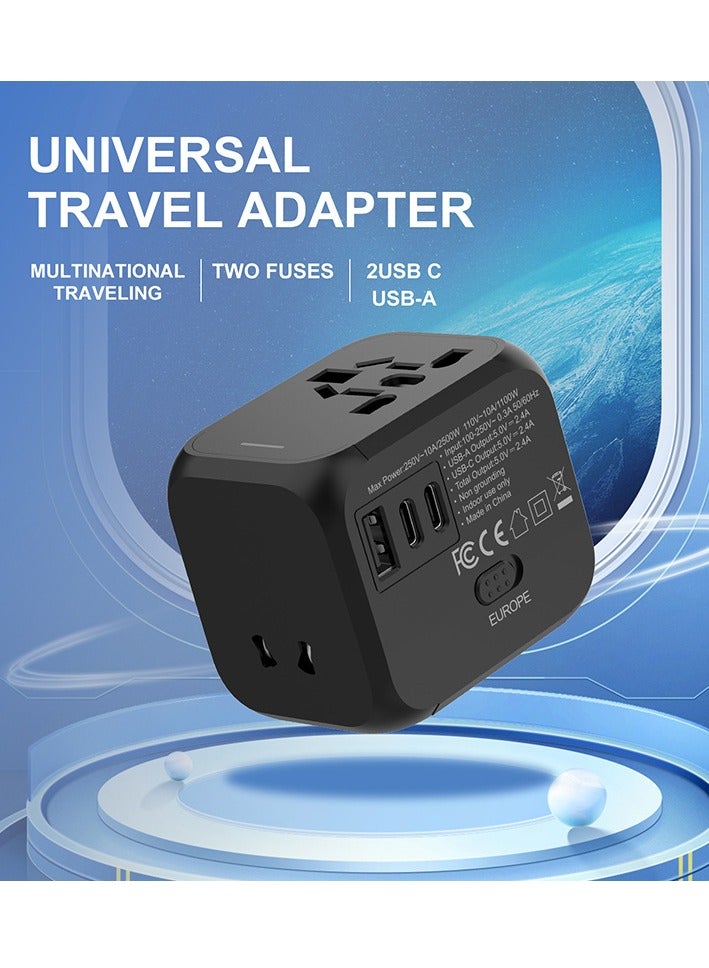 Multi functional travel adapter conversion socket, British standard, Australian standard, European standard, American standard plug, 176N travel charger - Image 4