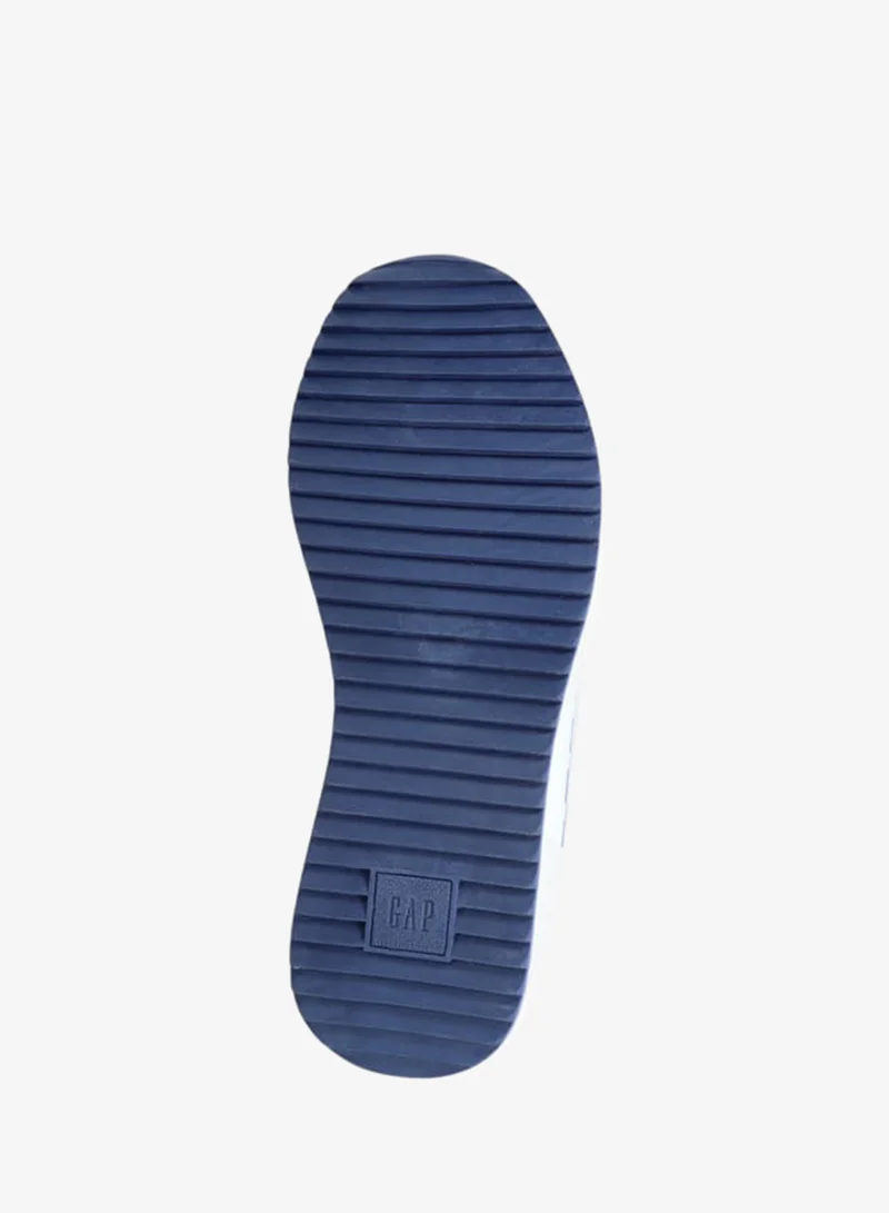 GAP Men's Logo Detail Sneakers with Lace-Up Closure