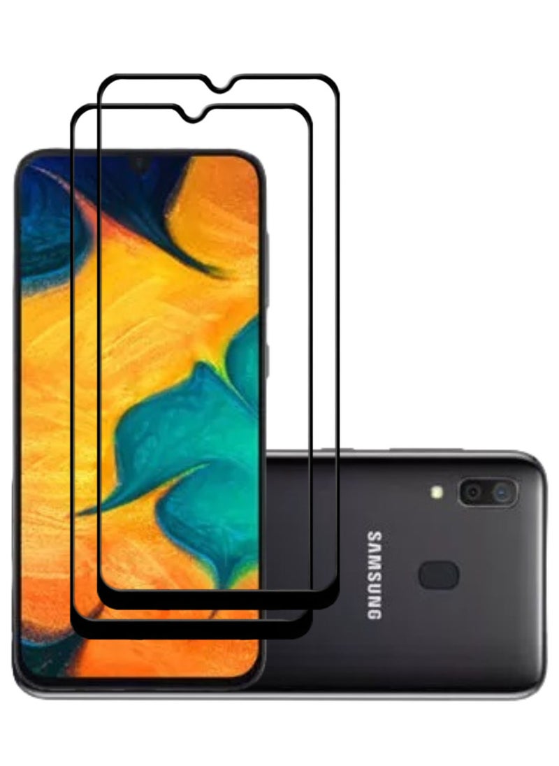 ACLIX 2 Pieces Antistatic ESD Dustproof Premium Quality High Definition Tempered Glass Screen Protector Designed For Samsung Galaxy A30 - Image 1
