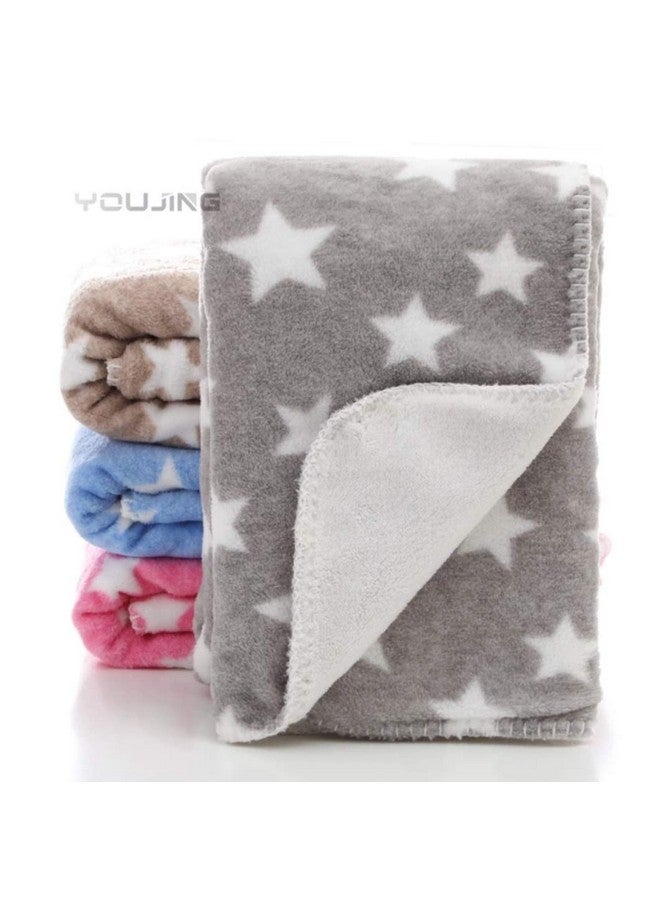 Brandonn Wool Newborn Wrapper Cum Baby Blanket (Grey Star) - Image 2