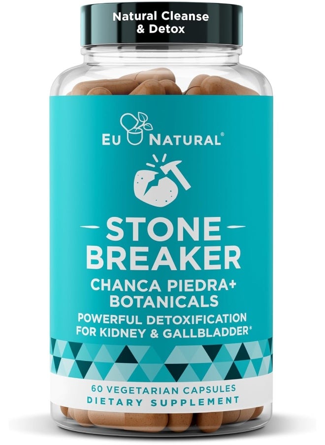 Eu Natural Eu Natural Stone Breaker Chanca Piedra Detoxify Urinary Tract, Flush Impurities, Clear System  - Image 1