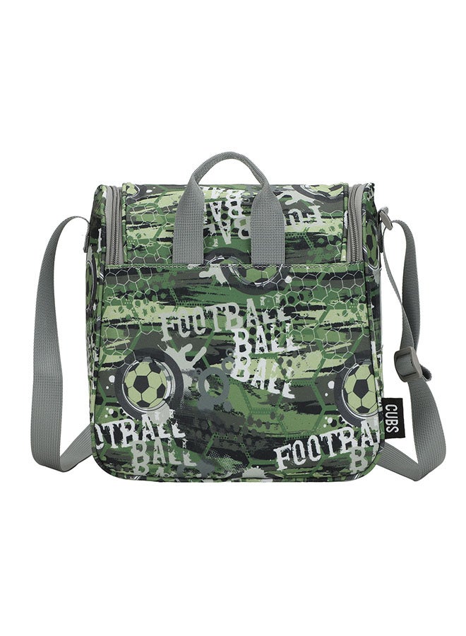 CUBS Football Print Waterproof lunch bag with adjustable shoulder strap carrying your favorite meals to school, work or while traveling - Image 3