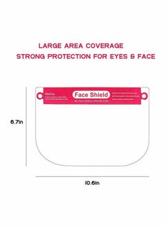 Y&D 10 Pack Anti-Fog Face Protective Corrosion-Resistant Lens, Lightweight Transparent Safety Covering with Elastic Band for Children (Pink)  - Image 5