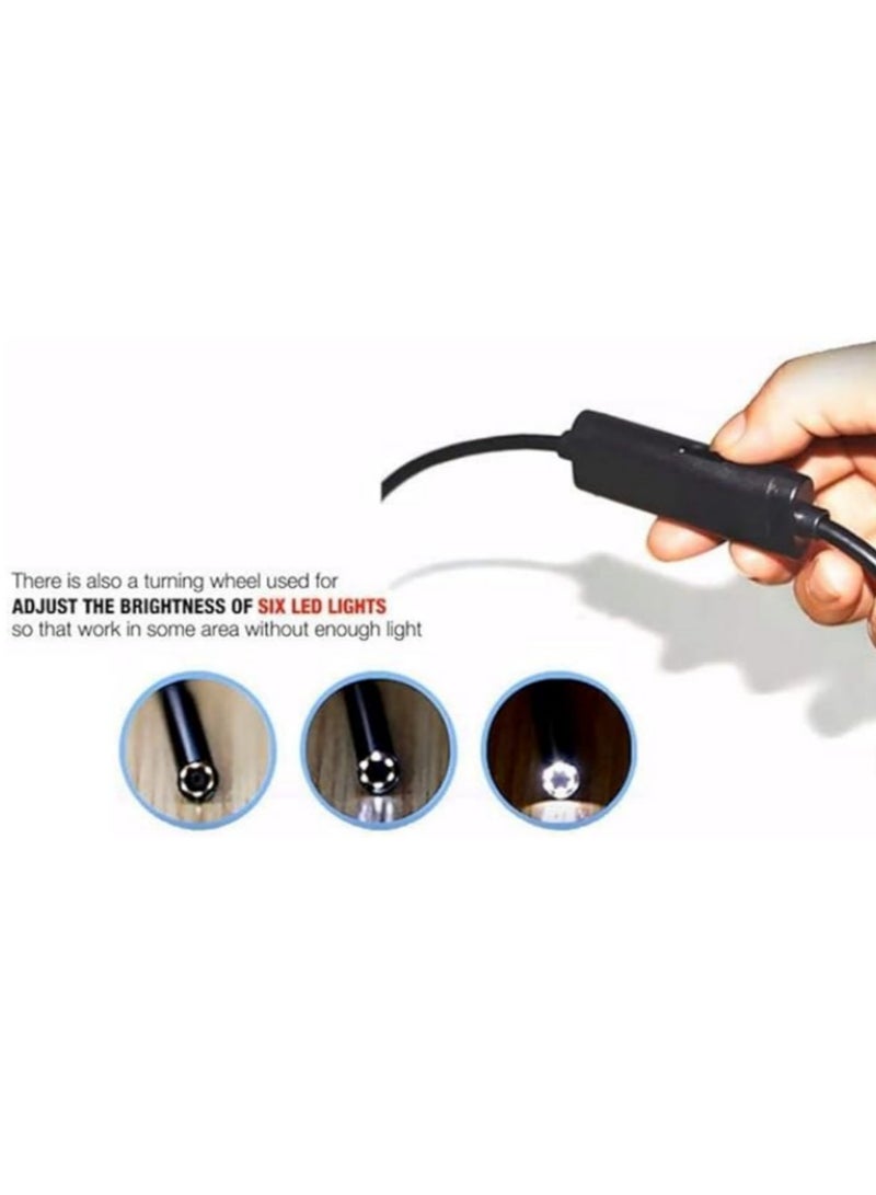 Generic 2.0MP USB Endoscope Camera with 3.5M Cable Android Compatible Mini Sewer Inspection Camera Borescope for OTG USB Pipe Snake Camera Car Engine Inspection Waterproof IP67 Industrial Endoscope  - Image 4