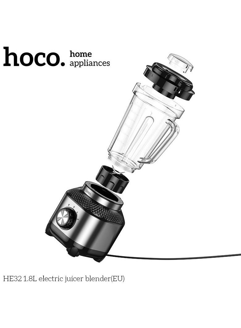 هوكو خلاط عصارة كهربائي HE32 هوكو بقوة  600 واط سعة خزان 1.8 لتر - Image 5
