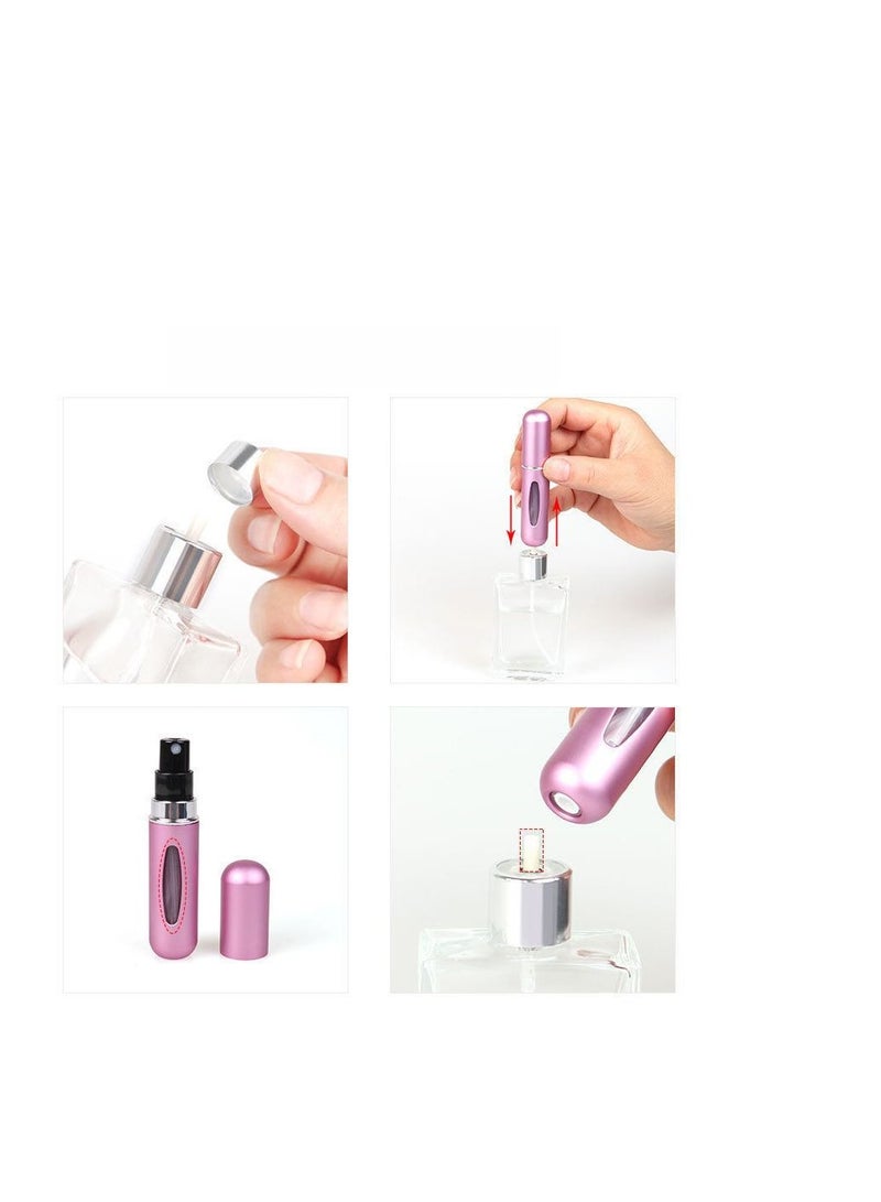 BP Refillable Perfume Atomizer Bottle for Travel Spray Scent Pump Case- 1 Piece- red - Image 2