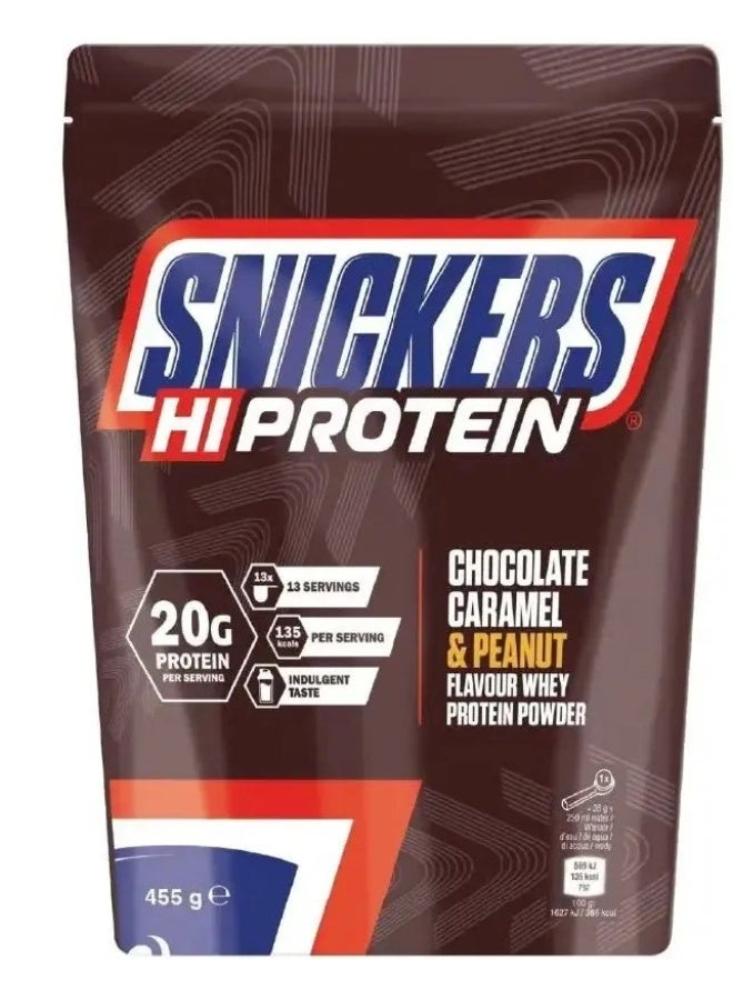 Whey Protein Powder Chocolate Caramel & Peanut – 20g Protein, 13 Servings High Protein Supplement