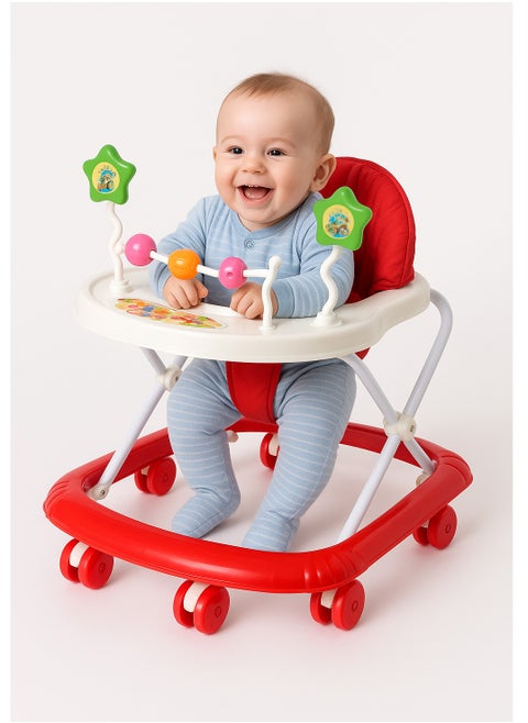 A Simple Compact Foldable Baby Walker with Music and Games