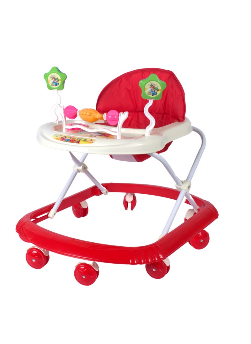 A Simple Compact Foldable Baby Walker with Music and Games