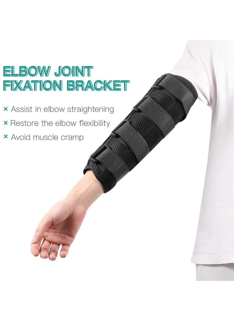 Arm Splint Support Elbow Fracture Immobilizer Protector for Cubital Tunnel Ulnar Nerve Injuries Night Stabilizer Support Sleeve Fixing Brace of Elbow Joint Arm Splint