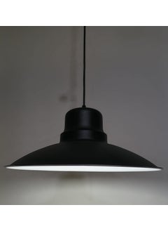 Riolight Retro Black Inside White Single Metal Pendant Diameter: 37CM  - Image 1