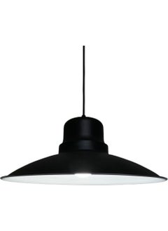 Riolight Retro Black Inside White Single Metal Pendant Diameter: 37CM  - Image 2