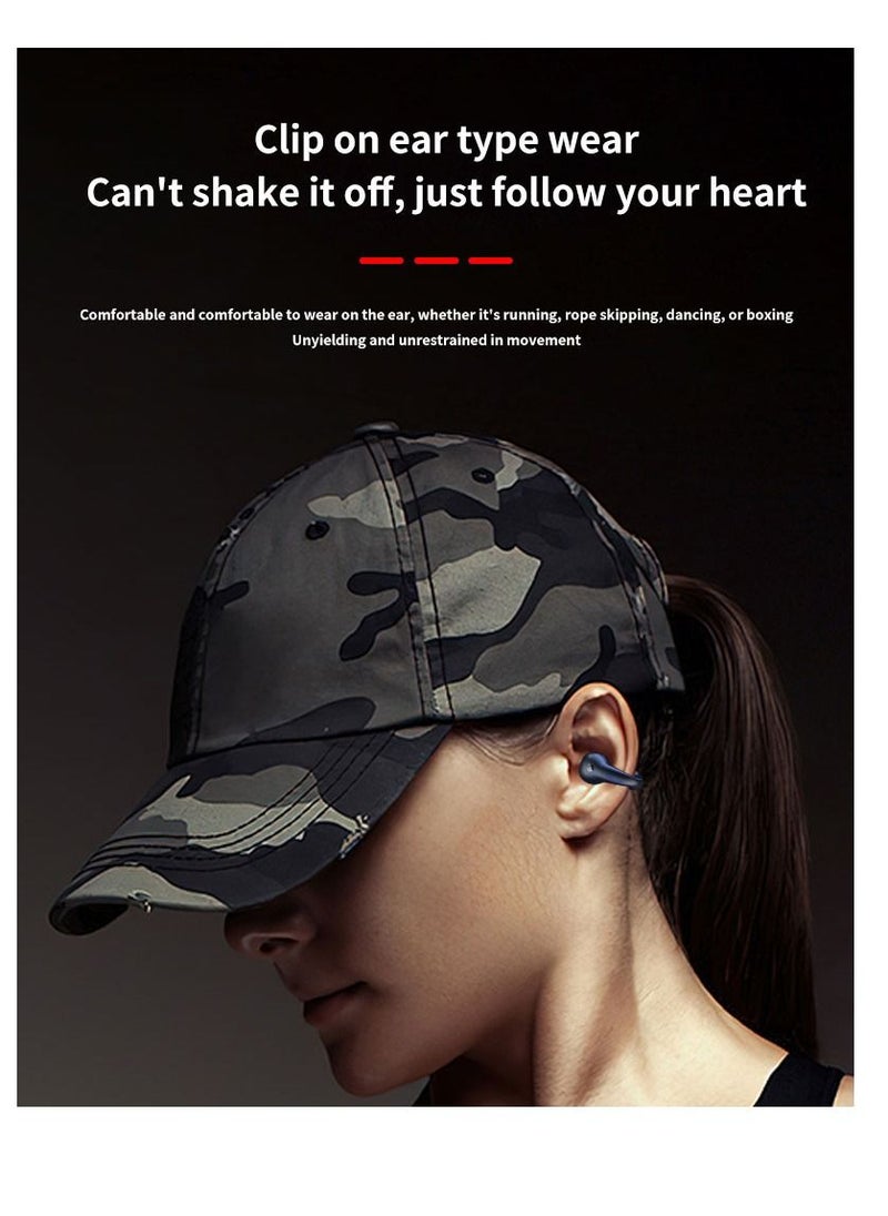 Generic - Wireless Bone Conduction Earphone Does Not Enter The Ear And Is Painless Ear Clip Type 5.3 Noise Reduction Bluetooth Headset - Image 1