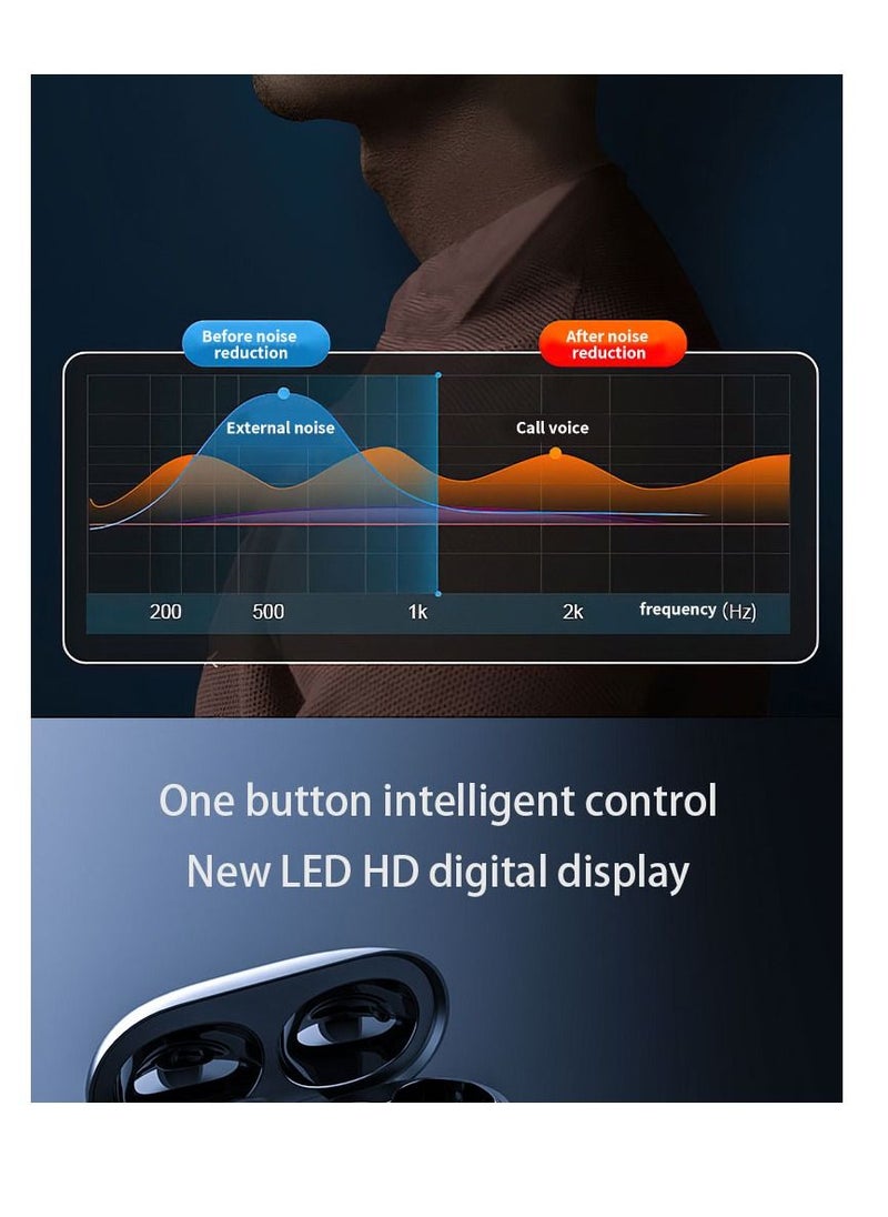 Generic - Wireless Bone Conduction Earphone Does Not Enter The Ear And Is Painless Ear Clip Type 5.3 Noise Reduction Bluetooth Headset - Image 1