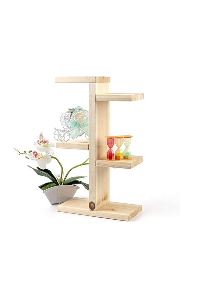 Meridian Hydroponics Wooden Plant Stand for Home, Office, Balcony, Garden, Patio Decor - Image 3