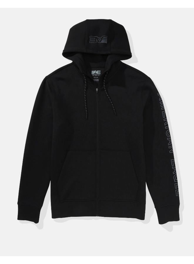 American Eagle AE 24/7 Good Vibes Full-Zip Hoodie - Image 3