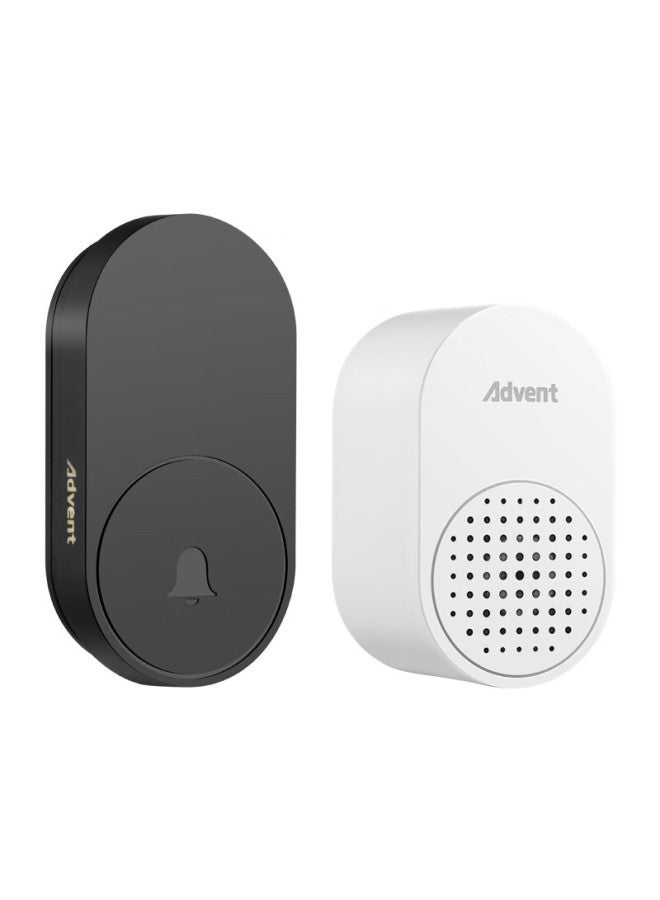 Advent Self-powered Wireless Doorbell, Battery-free, Waterproof, Home Call System, Fl-blk - Image 5
