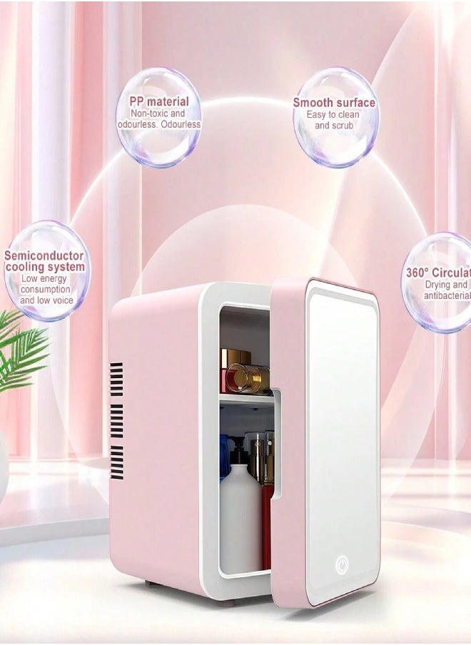 Generic 4L Car Refrigerator Mini Cooling Warming Refrigerators Fridge Freezer Cooler Travel Warmer For Auto Home Office Picnic Pink  - Image 3