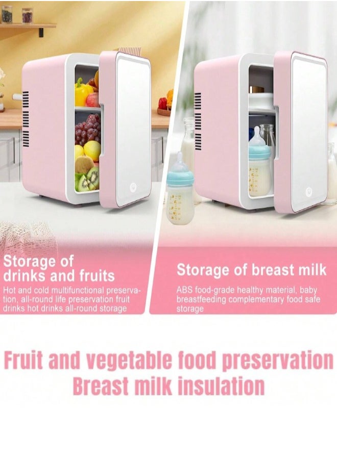 Generic 4L Car Refrigerator Mini Cooling Warming Refrigerators Fridge Freezer Cooler Travel Warmer For Auto Home Office Picnic Pink  - Image 4