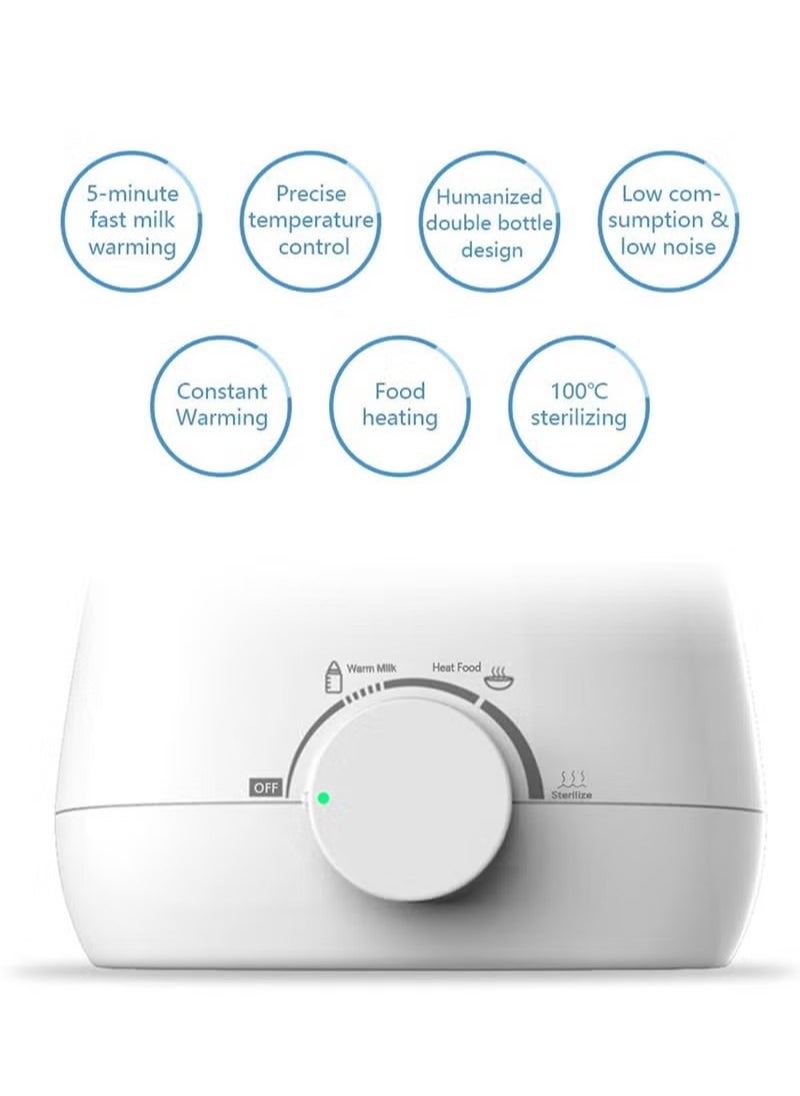 Real Bubee Multifunctional Baby Feeding Double Bottle Warmer And Steam Sterilizer  - Image 5