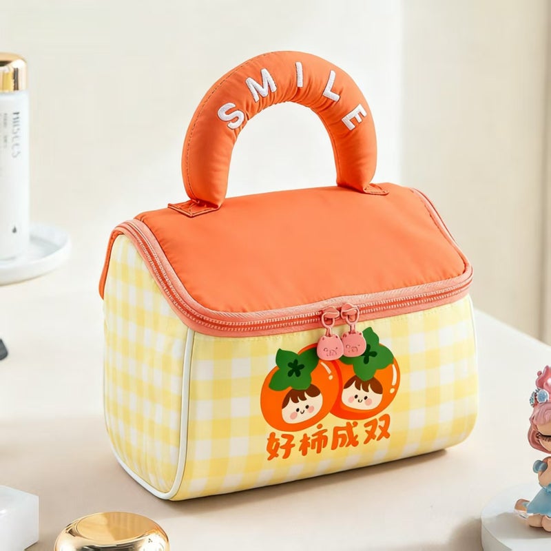 Cute House-Shaped Cosmetic Bag Travel Toiletry Organizer Portable Storage Pouch