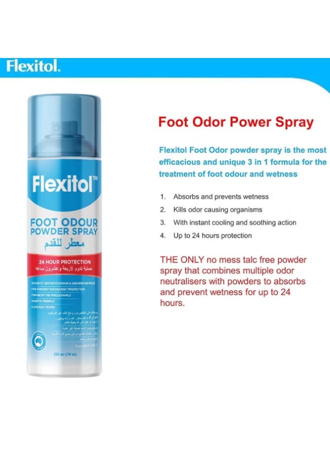 Flexitol Foot Odour Control Powder Spray 210ml - Image 3