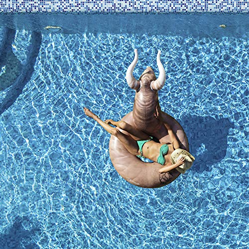 GoFloats Inflatable Buckin' Bull Pool Float Party Tube - Grab Summer By The Horns - Image 3
