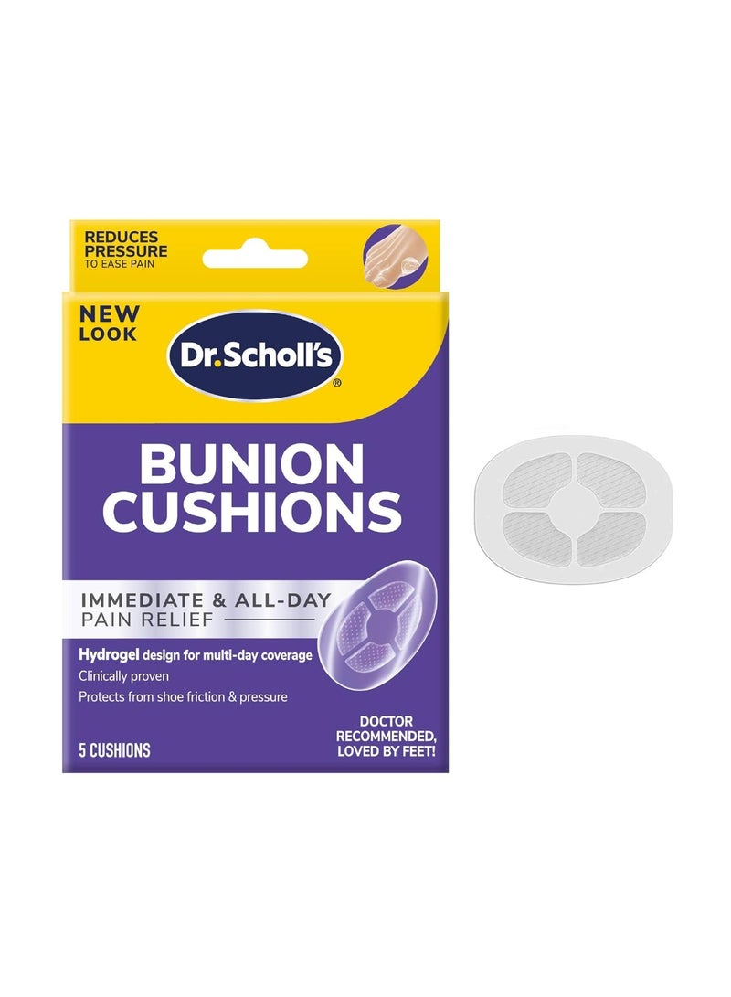 Dr. Scholl's Bunion Cushion – 5ct, Hydrogel Technology for All-Day Pain Relief - Image 1